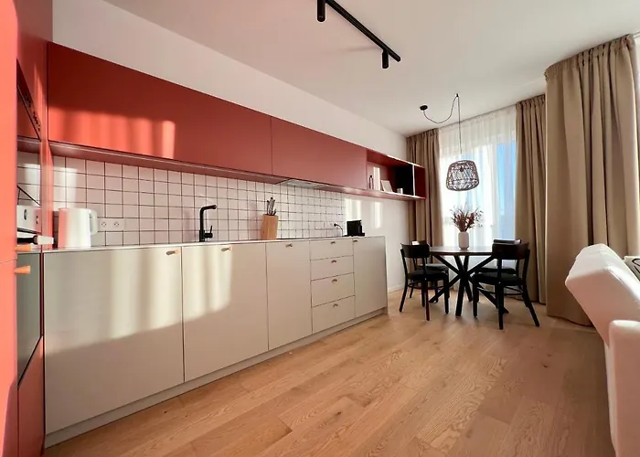 Apartmán Klingerka Brand New 1-bedroom Free Parking